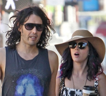 Russel and Katy while still together. Russel and Katy while still together.