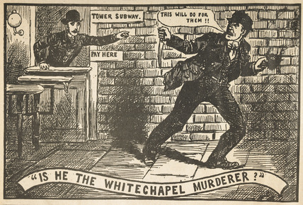 Is he the Whitechapel Murderer - The Illustrated Police News, 1888!